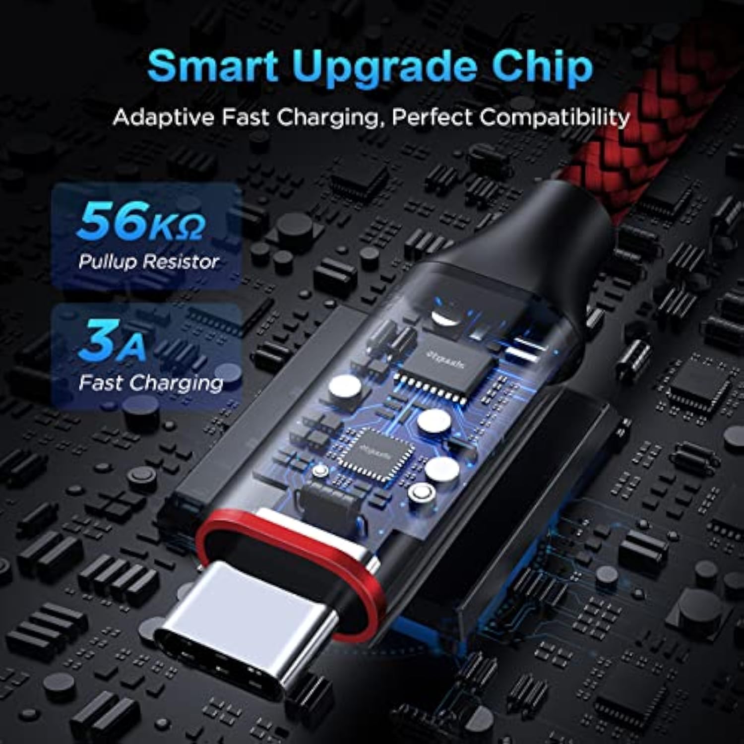 Color Usb C Cable 3Ft, 5-Pack Usb To Usb C Charger Cable Fast Charging Usb Typ