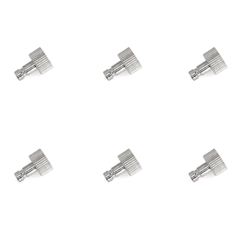 6Pcs Airbrush Connector Male Ends Quick Coupler 1/8" Quick Release Disconnect