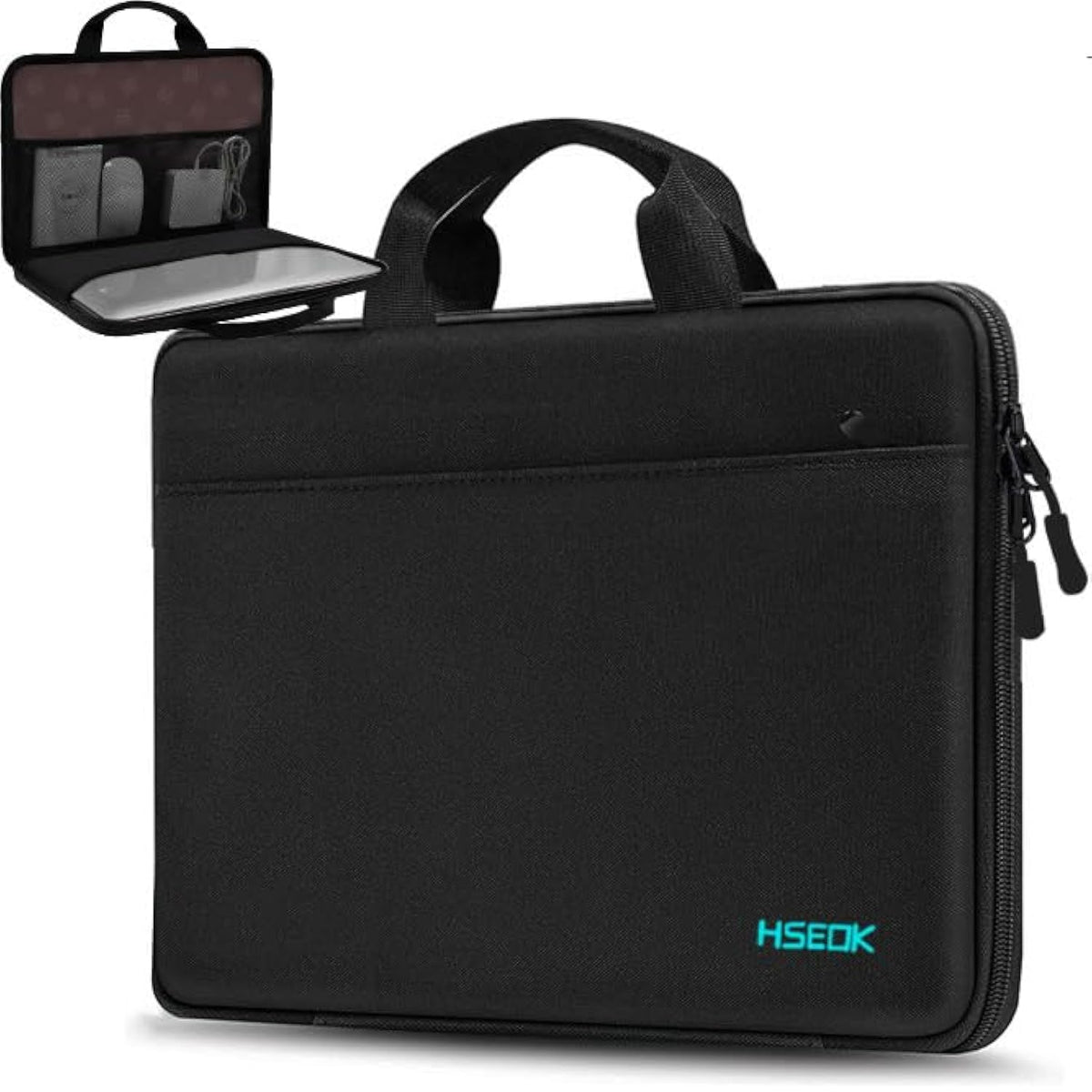 Laptop Sleeve 13-14 Inch Case Briefcase Compatible With Macbook Pro 14 Inch M4/M3/M2/M1 All Model Of 13.3 Inch Mac Air/Pro, Xps 13 14, Most Popular 13"-14" Notebooks,B04K01