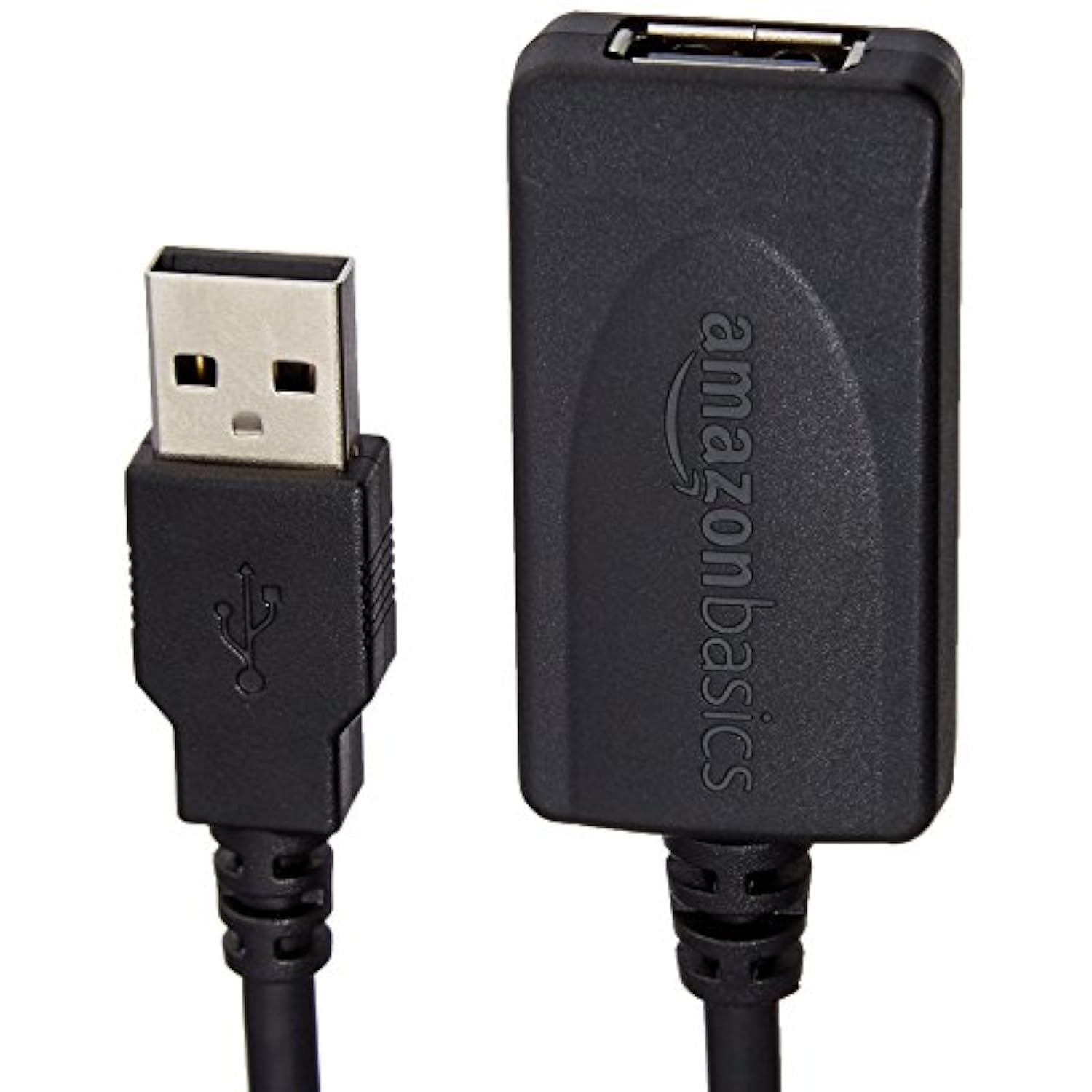 Usb-A 2.0 Extension Cable, For Printer, Mouse Or Keyboard, Male To Female, 480Mbps Transfer Speed, 32 Feet, Black