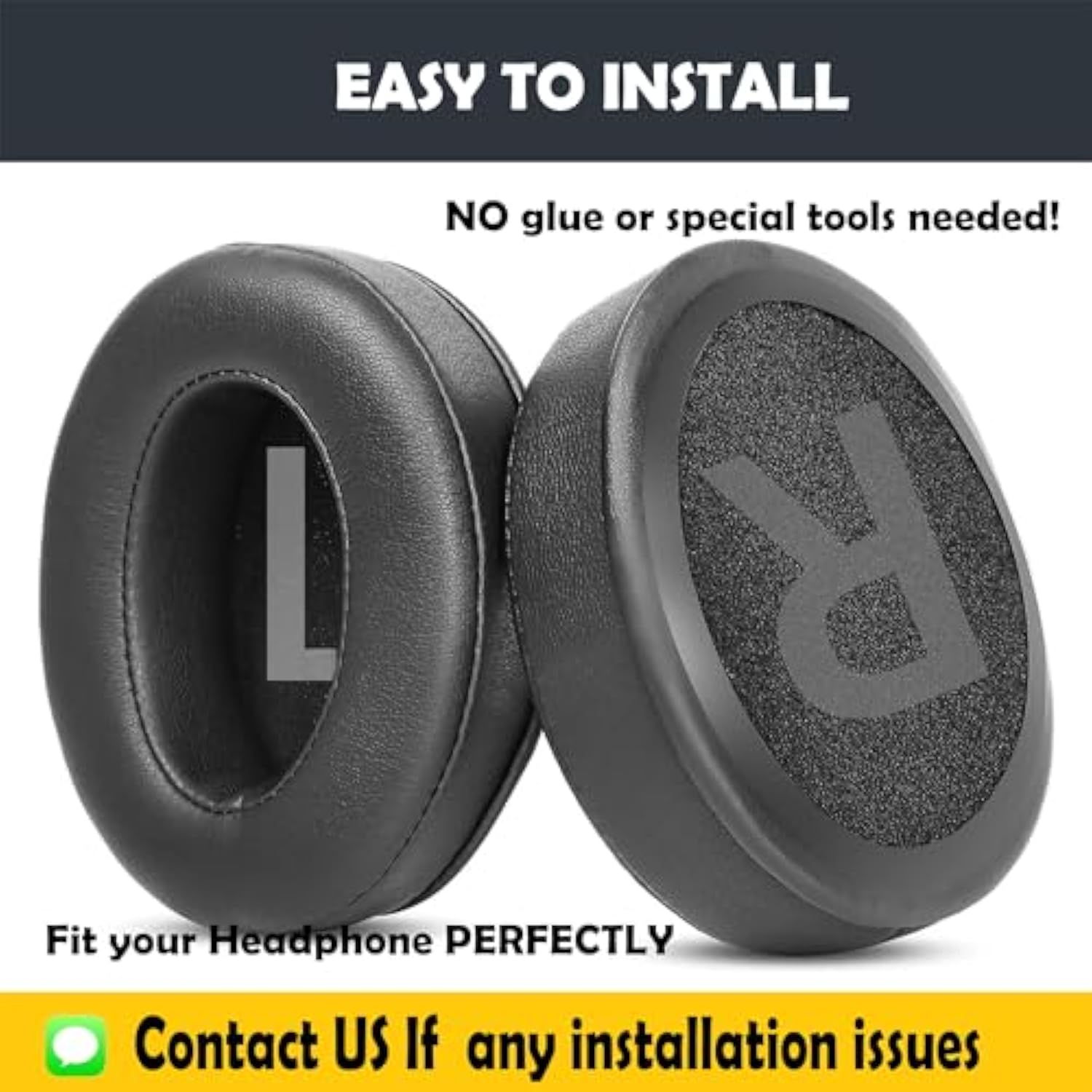 Protein Leather Replacement Earpads Cushion For Cloud Flight S,Cloud Flight Headsets