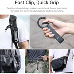 ULANZI MA30 Magnetic Phone Tripod Stand for iPhone - Aluminium Maglock Smartphone Mini Tripod Pocket Cell Phone Stand Strong Magnet Quick Mount Compatible with iPhone 16 15 14 13 12 Series, Black