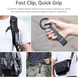 ULANZI MA30 Magnetic Phone Tripod Stand for iPhone - Aluminium Maglock Smartphone Mini Tripod Pocket Cell Phone Stand Strong Magnet Quick Mount Compatible with iPhone 16 15 14 13 12 Series, Black