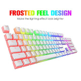Pudding Keycaps Double Shot Pbt Keycap Set With Translucent Layer,For 104 87 6
