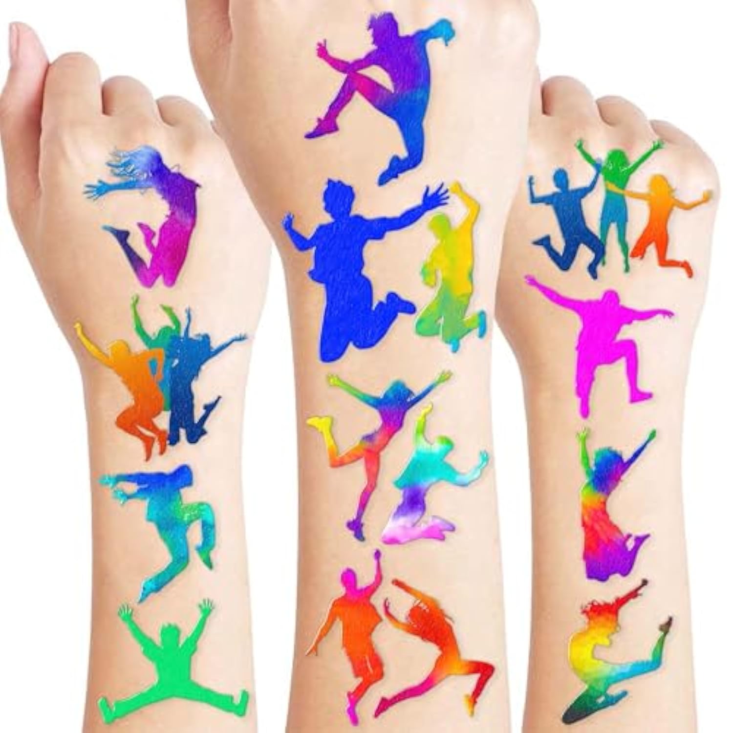 107 Pcs Jump Jumping Party Favors Birthday Party Decorations Supplies Jump Zone Tattoos Stickers Trampoline Party Decorations Decor Gifts For Kids School Prizes Rewards