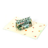 Thank You Pop Up Cards - Pop Up Thank You Card With Envelopes For All Occasions, 3D Pop-Up Thank You Greeting Cards For Wedding Anniversary Thanks Giving Birthday Christmas Valentine'S Day