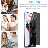 2+2 Pack For Nubia Red Magic 10 Pro/10 Pro+ Privacy Screen Protector[Not Glass]+Tempered Glass Camera Lens Protector,Flexible Tpu Film, Anti-Spy Screen Protector For Red Magic 10 Pro/10 Pro+