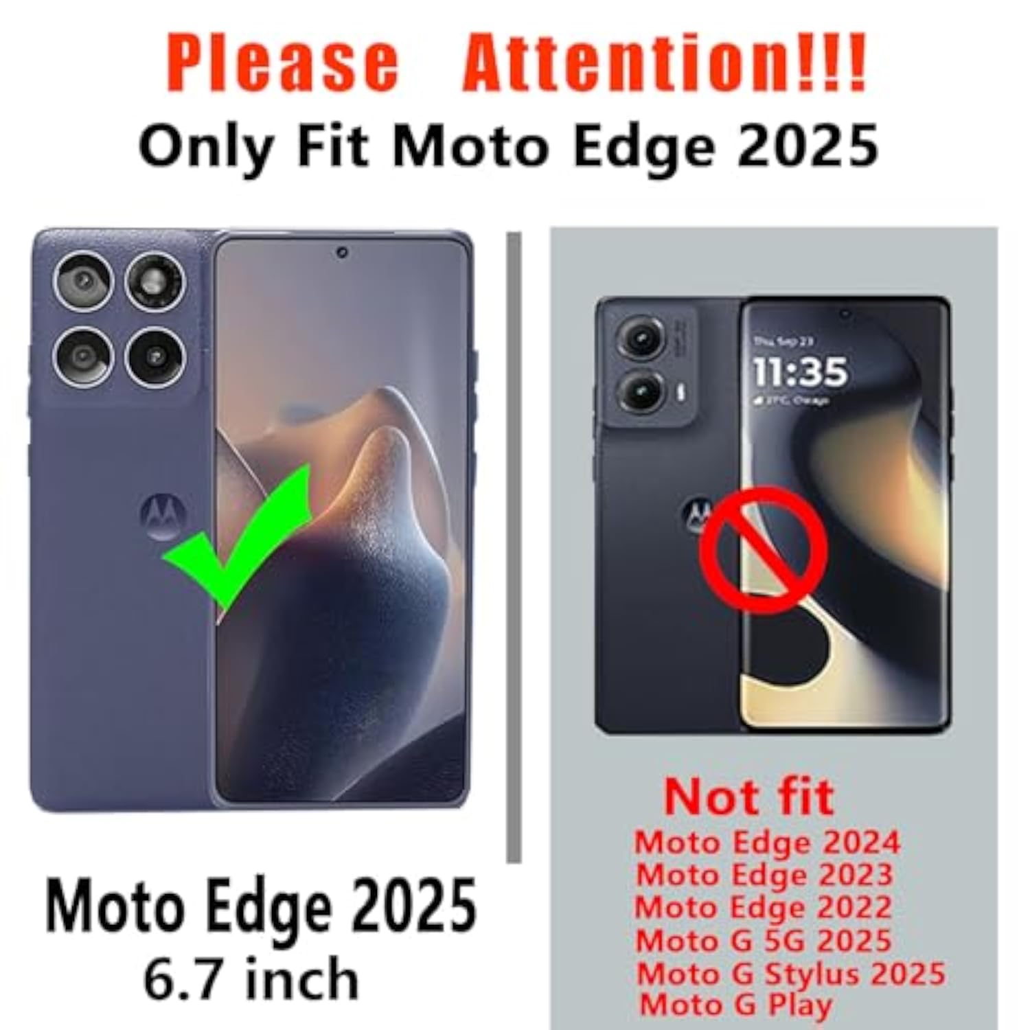 Motorola Edge 2025 Case with Screen Protector, Dual Layer Protective Heavy Duty Cell Phone Cover Non-Slip Shockproof Case for Moto Edge 2025 Dark Green