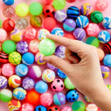 Bouncy Balls - 100-Pack, 1.25 In (32 Mm), Multicolor - Bulk Bouncy Balls For Kids Ages 4+, Rubber Party Favors & Prizes