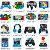 20pcs Video Game Hanging Swirls – Game On Theme Decorations for Boys Gamer Party