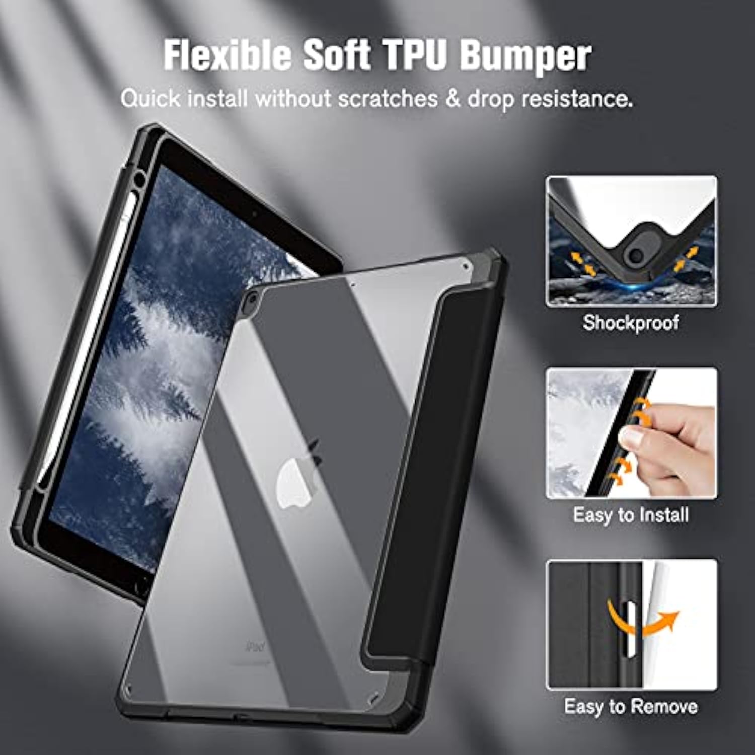 Fintie Hybrid Slim Case for iPad Air 3rd Generation 10.5" 2019 / iPad Pro 10.5