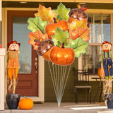 Fall Foil Balloon Set: Maple Leaf, Pumpkin, Acorn Thanksgiving Decor