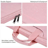 14 15 Inch Laptop Case Women Ladies Bag Tsa Laptop Sleeve For Pro 14" M4/M3/M2/M1, Air 15 M4/M3, Dell Xps 15/Inspiron 14, Acer Hp Lenovo Asus Chromebook 14" Notebook Case Bag, Pink