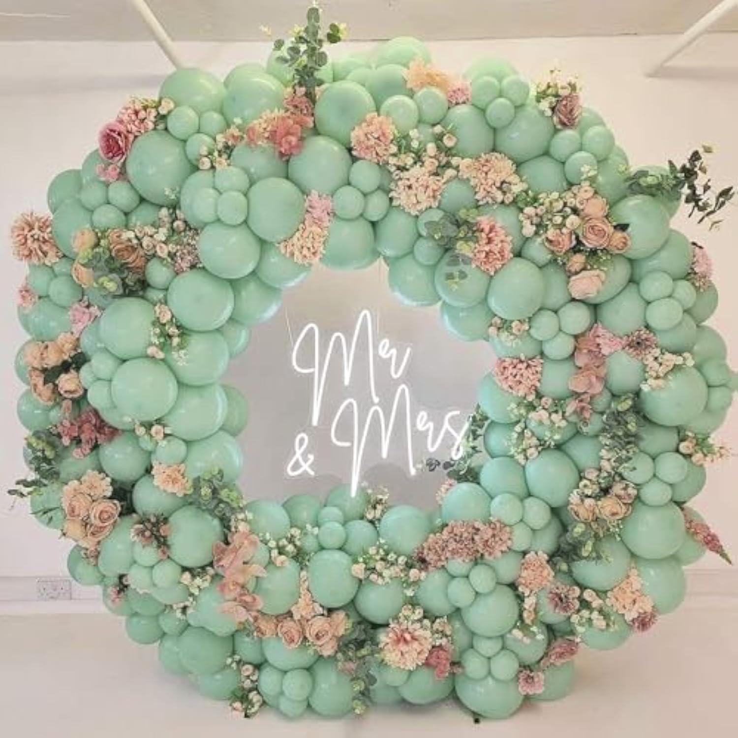 Dusty Green Balloons, Light Green Balloons Different Sizes 18 12 10 5 Inches, Green Balloon Garland Arch For Birthday Baby Shower Graduation Wedding Anniversary Party Decorations(Dustygreen)