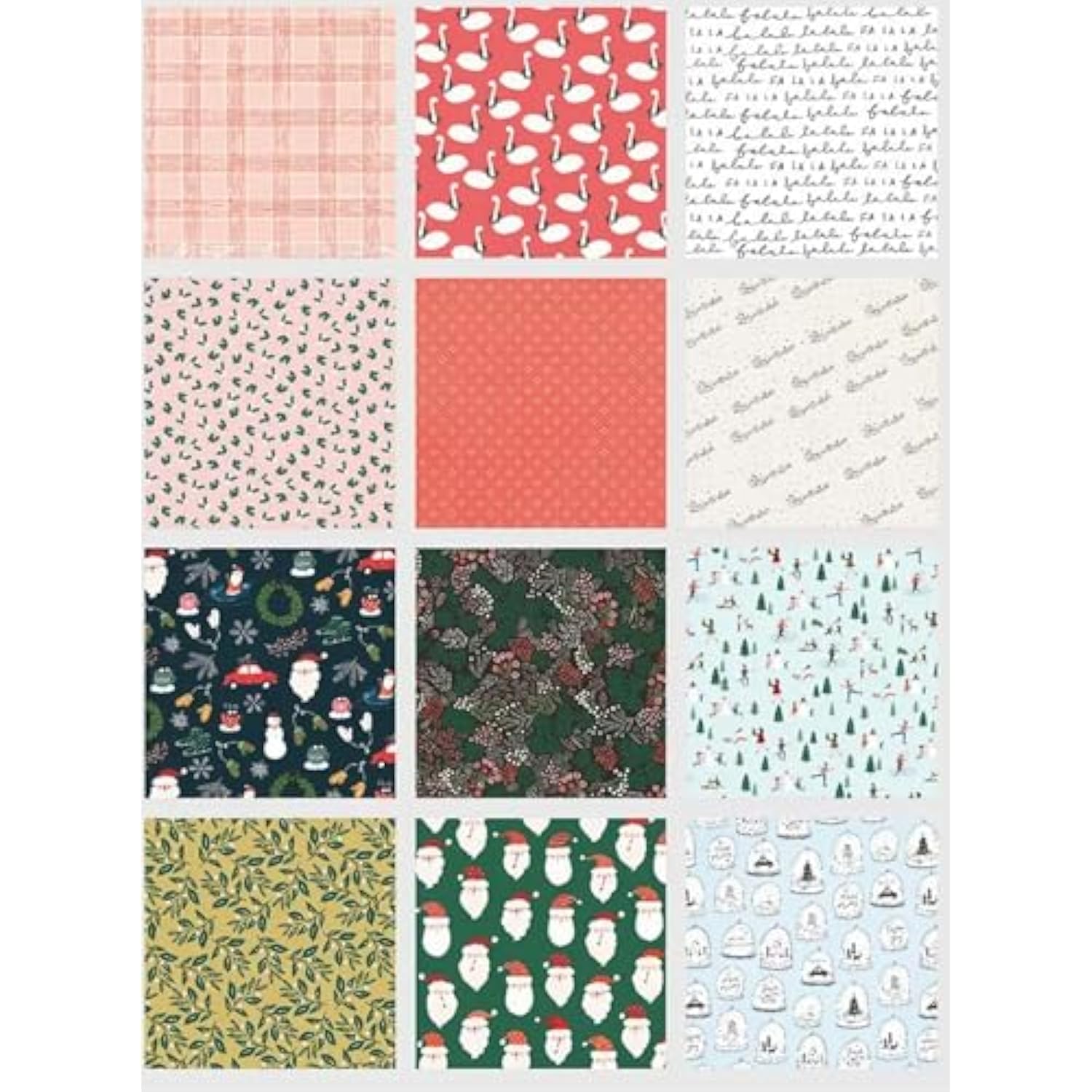 Christmas Scrapbook Paper 12X12, 24 Sheets Single-Sided Decorative Patterned Cardstock With Stickers, Acid-Free & Lignin-Free Scrap Book Paper For Scrapbooking, Junk Journal, Photo Album, Diy Crafts