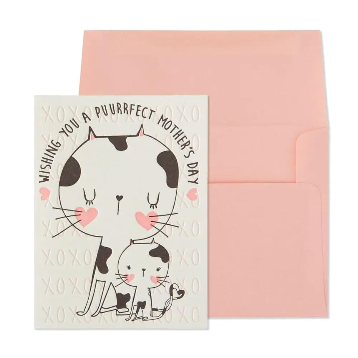 , Mom And Cat Kid Mother'S Day Card