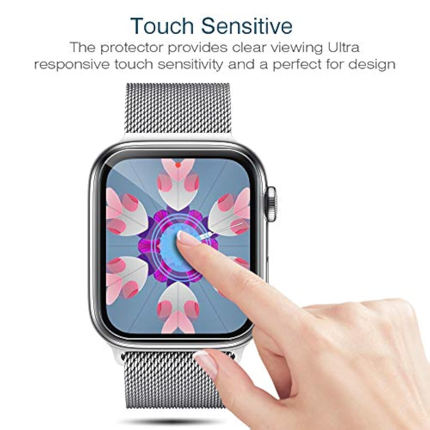 6-Pack Apple Watch 38/40mm TPU Screen Protector Bubble-Free Scratch-Resistant