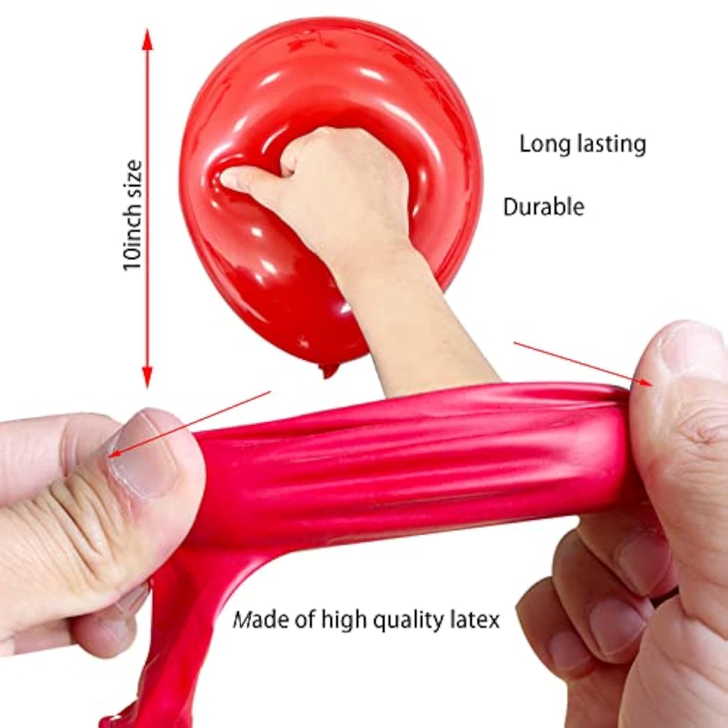 Rainbow Balloon Arch Kit: 105 Red, Yellow, Blue, Green Party Balloons