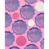 Purple Holographic Foil Plates - 25 Pack | Happy Birthday Party Decorations, Holiday Party, Cool Cake Plates, Purple Bachelorette Disposable Party Plates