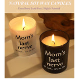Moms Last Nerve Candle, Gifts For Mom From Daughter Son, Funny Birthday Gift For Mom, Lavender Scented Candles, Natural Soy Candles, 6 Oz