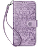 Wallet Case For Iphone 14,[Rfid Blocking] 3 Card Holder Stand With Credit Card Slot Pu Leather Magnetic Protective Flip Cover For Iphone 14 (Light Purple)