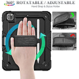 Ipad Pro 12.9 Case (6Th/5Th/4Th/3Rd Gen), [Full-Body] Drop Protection Case Wit