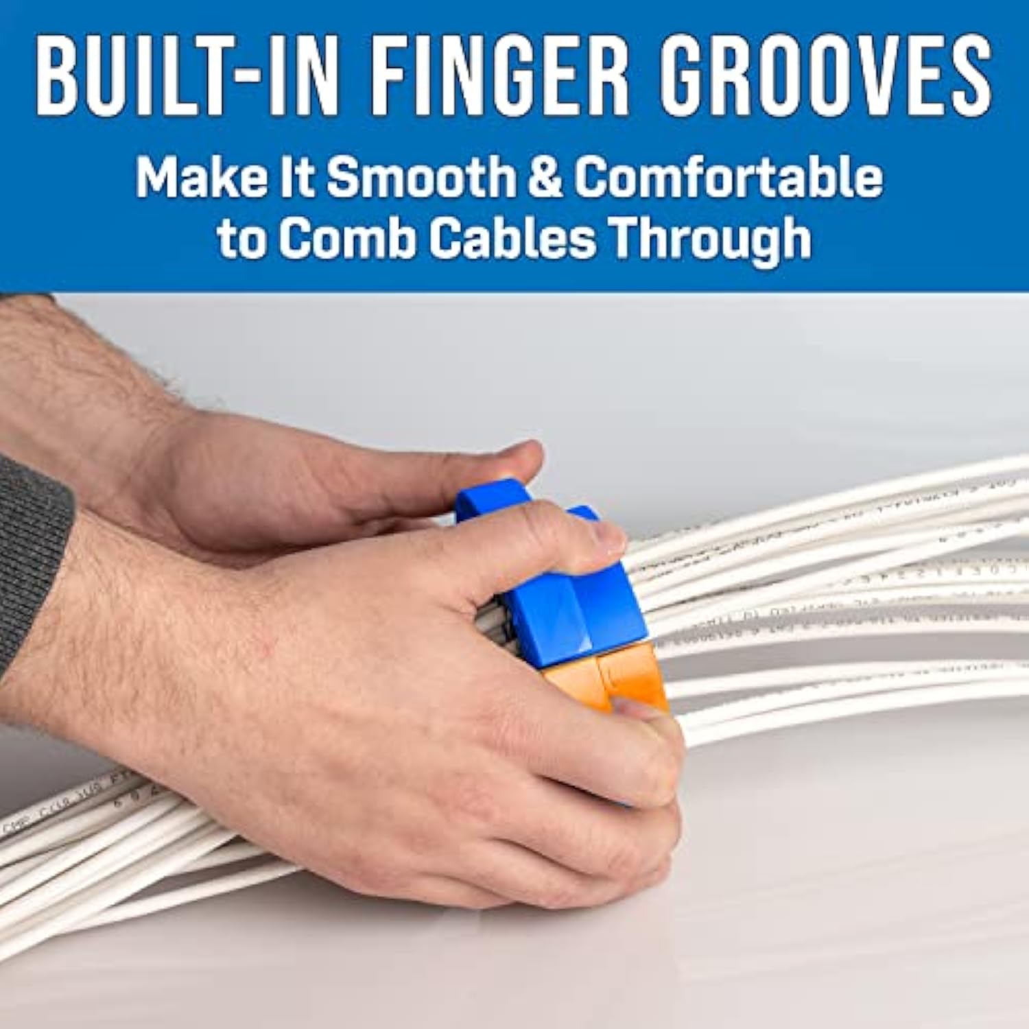 Cable Comb Tool, Wire Comb, Cable Dresser, Bundler, Organizing Tool, Ethernet