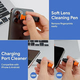 Iphone Cleaning Kit Iphone Cleaner,12 In 1 Port Cleaner Repair & Restore Tool For Airpod Iphone 16 15 14 13 12 Pro Max Ipad Samsung Etc,Phone Cleaning Kit For Lightning And Usb C Charging Port, Cables