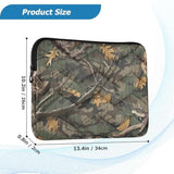 Wood Camouflage Tree Camo Laptop Sleeve Case 13, 13.3, 14 Inch, Computer Cases For Pad Tablet, Waterproof Briefcase Bag