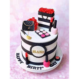 Makeup Cake Decorations Spa Birthday Cake Topper Spa Party Supplies Salon Birthday Decoration