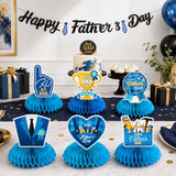 3D Honeycomb Centerpiece Banner Set Fathers Day