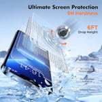 Screen Protector For Iphone 14/13/13 Pro [2-Pack] Double Shatterproof Tempered Glass [Easy Installation Frame] [9H Hardness] [99.99% Hd Clear] [Bubble Free] For Apple 14/13/13 Pro 6.1''