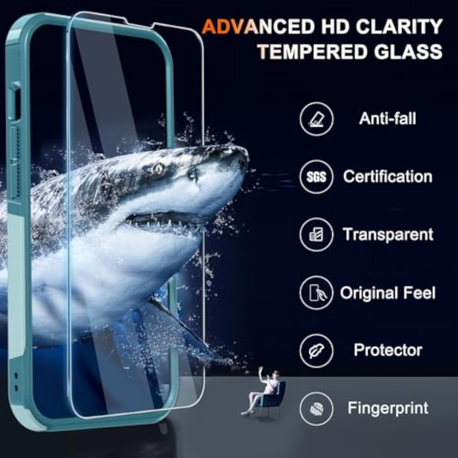 Mint Green Heavy Duty Shockproof Phone Case for iPhone 16e and iPhone 17e with Screen Protector and Wrist Lanyard Strap