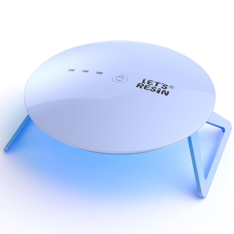 Uv Light Pro,Longer 2,3,5M Time Setting Uv Lamp With Larger Coverage Area And More Concentrated Lights,Portable & Foldable Uv Resin Light For Resin Molds, Jewelry Making