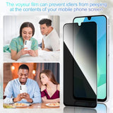 2 Pack Privacy Screen Protector For Samsung Galaxy A06 [Anti-Spy Tempered Glass], Ultra Hd, Anti-Scratch, Bubble-Free, Easy Install 9H Protective Glass For Galaxy A06
