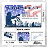 Martin Luther King Jr. Day Banner 70.8"x43.3" I Have A Dream Backdrop MLK Day Decor African American Peace Love Decorations and Supplies for Home Party