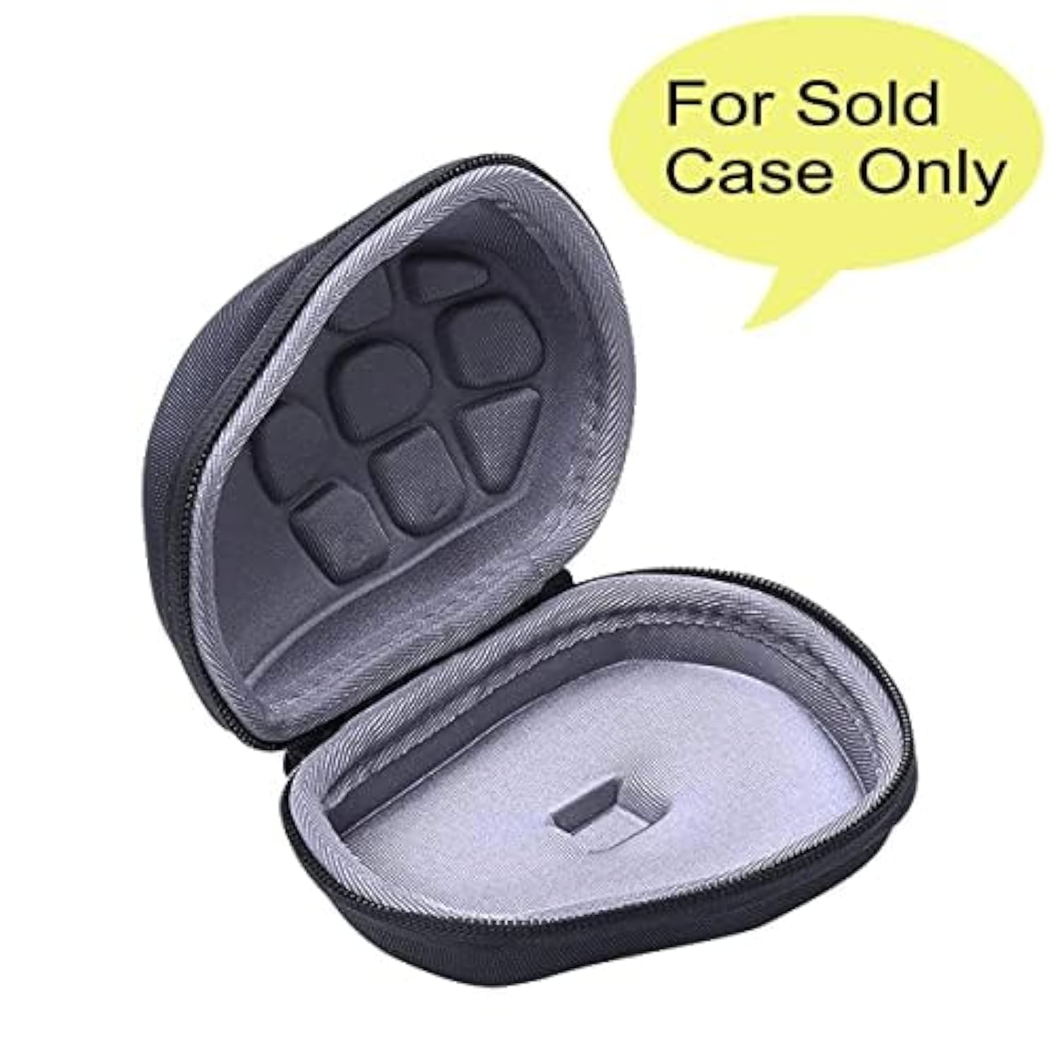 co2CREA Hard Travel Case Replacment for Logitech MX Master 2S Wireless Mouse (Black Case + Inside Grey)