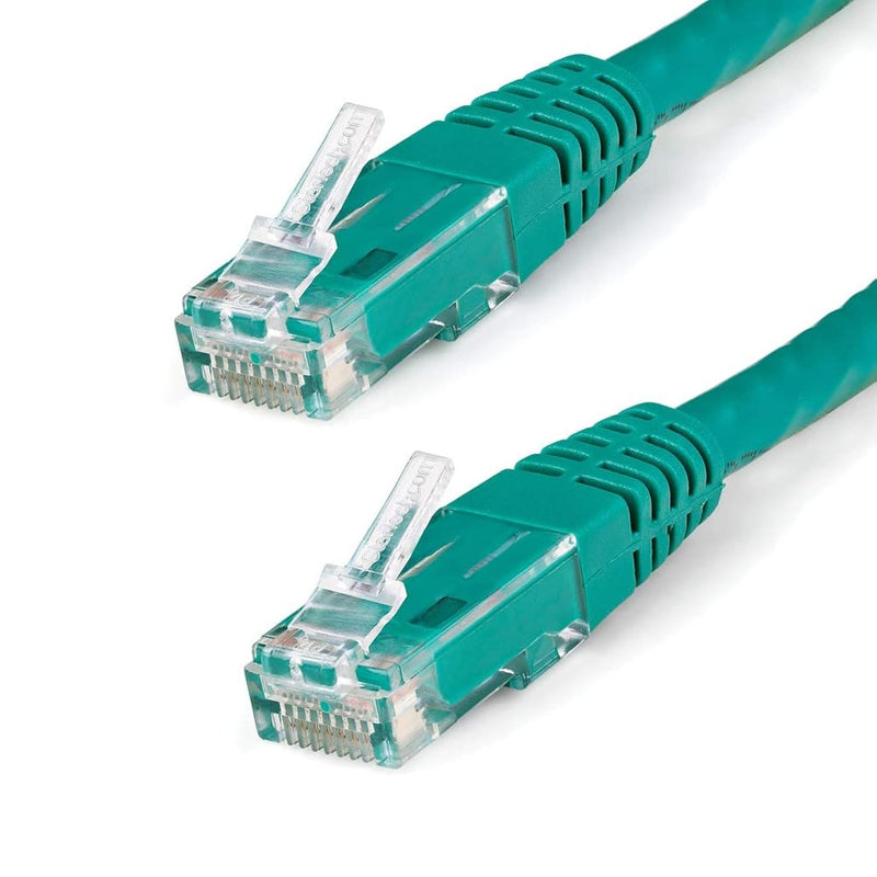 15Ft Cat6 Ethernet Cable - Green Cat 6 Gigabit Ethernet Wire -650Mhz 100W Poe+