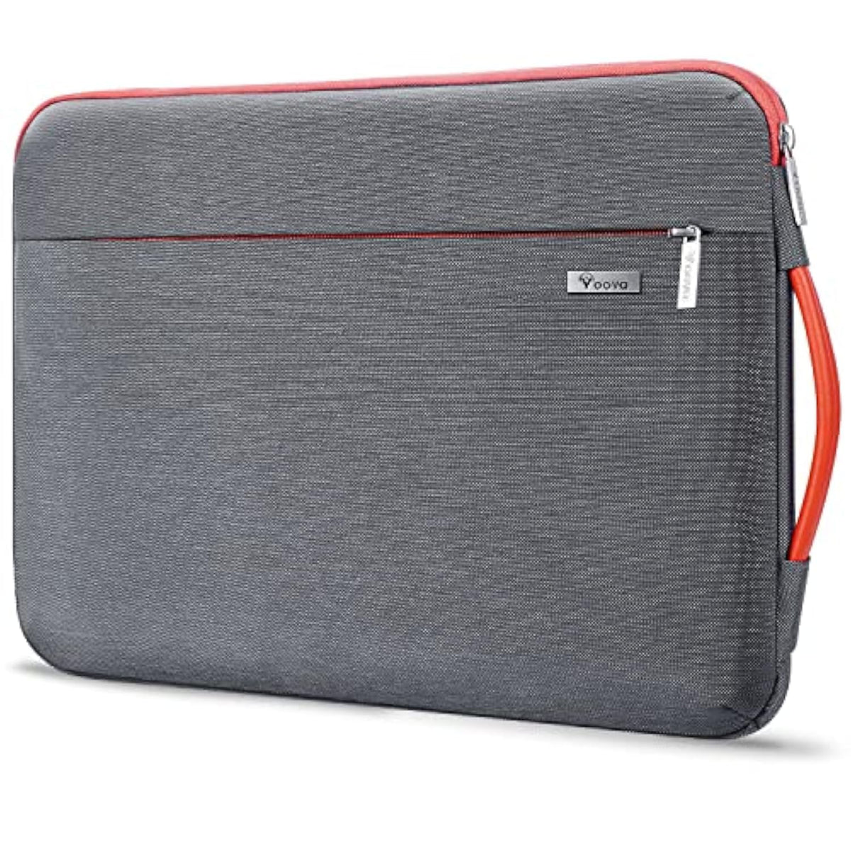 Voova Laptop Sleeve Case 15.6 16 Inch with Handle, 360° Protective Waterproof Slim Computer Bag Cover Compatible with MacBook Pro M2/M3/M4 16, HP Acer Lenovo Yoga ThinkPad Asus Laptop, Grey