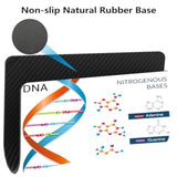 Dna Bases Science Office/Gaming Mouse Pad 9.5"X7.9", Anti-Slip Mat For Desk, Educational Chemistry Biochemistry Biotechnology Spiral Genetic