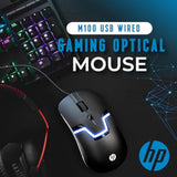 HP Wired RGB Gaming Mouse High Performance Mouse with Optical Sensor, 3 Buttons, 7 Color LED for Computer Notebook Laptop Office PC Home