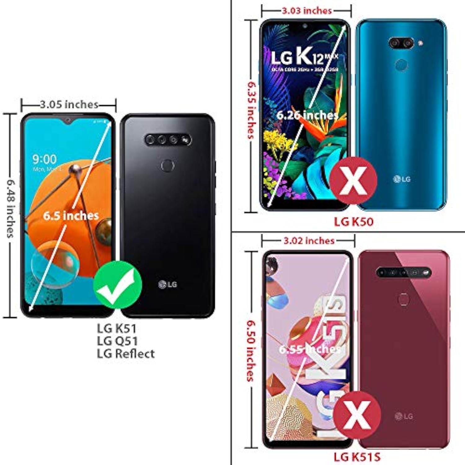Compatible With Lg K51 Case, Lg Q51 Case, Lg Reflect Case, With [Tempered Glass Screen Protector][Metal Ring][Magnetic Support] Kickstand Heavy Duty Drop Protector Phone Case (Black)