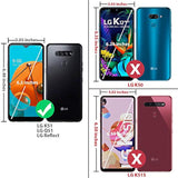 Compatible With Lg K51 Case, Lg Q51 Case, Lg Reflect Case, With [Tempered Glass Screen Protector][Metal Ring][Magnetic Support] Kickstand Heavy Duty Drop Protector Phone Case (Black)