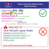 mCover Case Compatible for 2016~2022 13.5" Microsoft Surface Book 1/2 / 3 with Detachable Tablet Display ONLY (NOT Fitting Cheaper Surface Laptop Models) - Pink