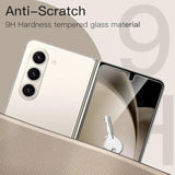 JETech Front Screen Protector for Samsung Galaxy Z Fold 5, Tempered Glass Film with Easy Installation Tool, Case-Friendly, HD Clear, 3-Pack