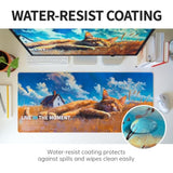 Extra Large Gaming Mouse Pad, Cute Computer Desk Mat, 35.5X15.7 Inches, 4Mm Thick Non-Slip Rubber Base, Water Resistant For Home/Office