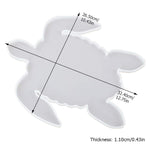 Large Sea Turtle Tray Resin Mold Silicone Turtle Shape Epoxy Resin Casting Mould Diy Coaster Dish Mat Resin Ocean Painting Art Craft Kit Home Wedding Decor Party Supplies Ideal Gift