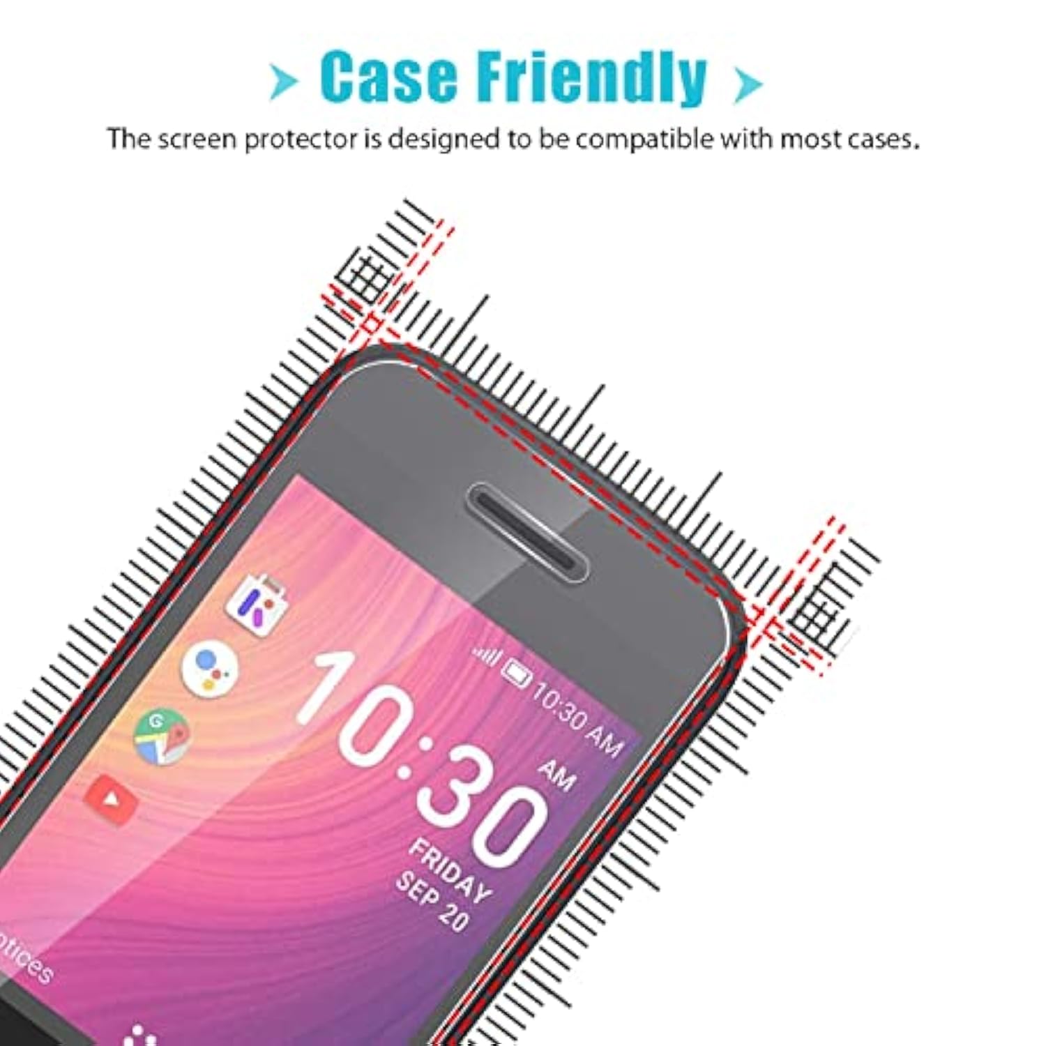 (3 Pack For Tcl Flip 3 2024 Screen Protector (Pet), [Hd Clarity] Case Friendly Anti-Scratch, High Definition Clear Shield (Pet)