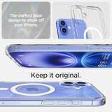 Spigen for iPhone 16 Case, Ultra Hybrid MagFit [Compatible with Magsafe] [Anti-Yellowing] [Military-Grade Protection] - White