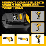Adapter For Bauer 20V Li-Ion Battery Convert To For Dewalt 20V Max Battery, Use For Dewalt 20V 60V Battery Cordless Power Tools(Adapter Only)